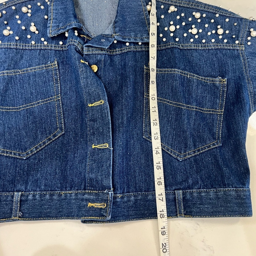 J. NNA Denim Jacket with Studs - Picture 16 of 16